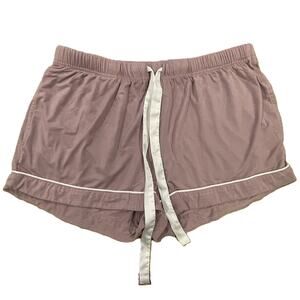 Birdy Grey‎ Bamboo Mauve Sleep Shorts M Bridal Bridesmaid Pajama Loungewear Cozy